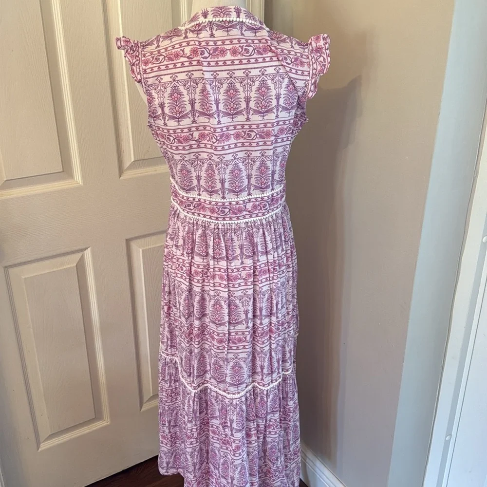 bindu Paisley Maxi Dress, Size S - Picture 6 of 6